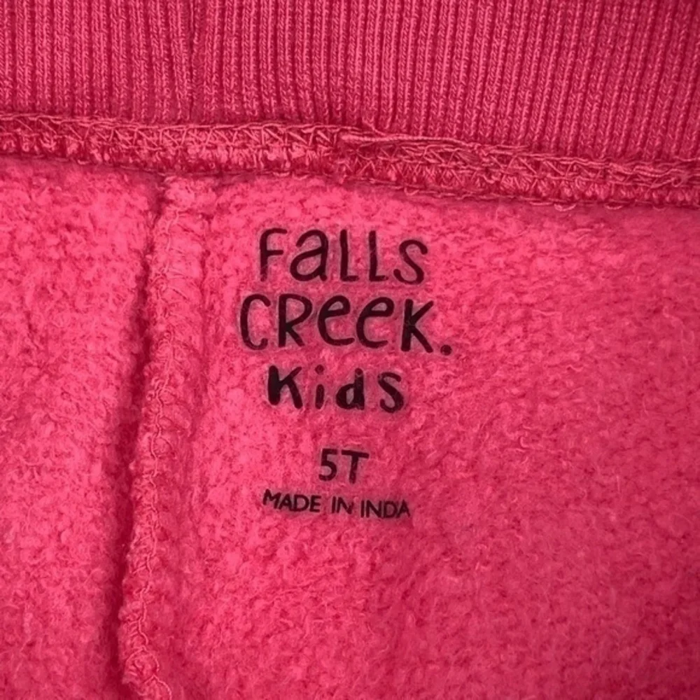 Falls Creek Jogger Sweat Pants Sweatpants Toddler Girls Size 5T Pink